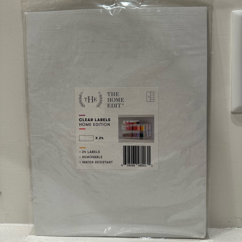 The Home Edit White Clear Labels - Home Edition